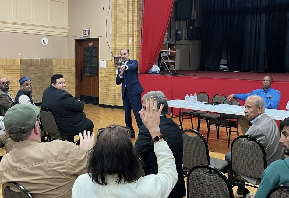 Community town hall meeting